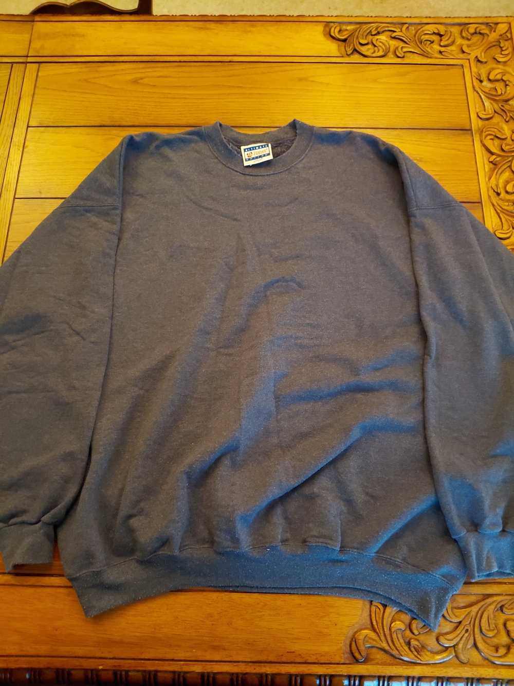 Hanes Men's Navy Crewneck Sweatshirt